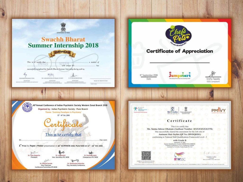 Certificate Printing Welwyn Garden City